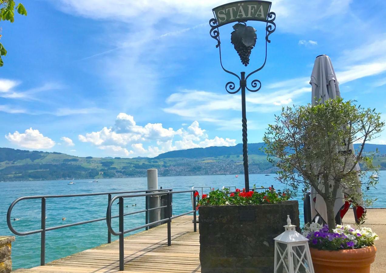 Gemutliche Ferienwohnung Zurichsee, Seeblick, Am Hafen Stafa Εξωτερικό φωτογραφία